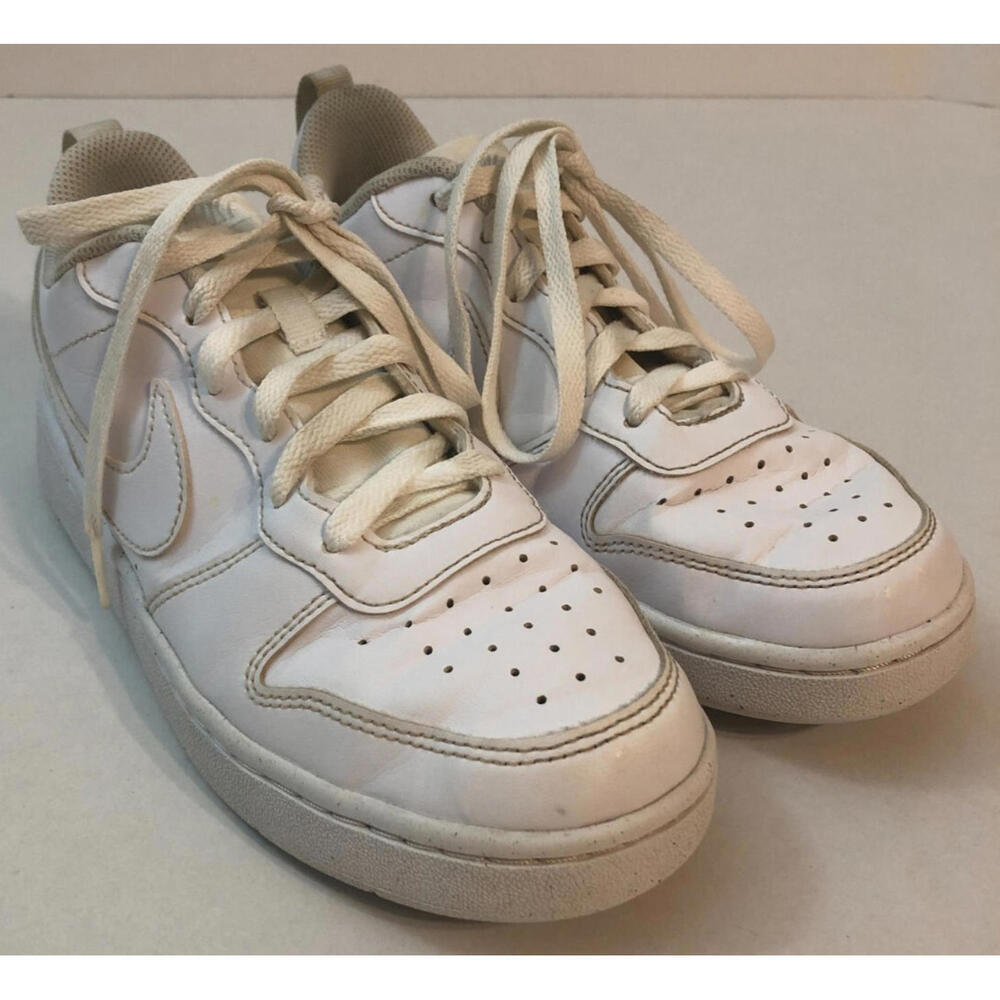 Nike Size 6Y Kids Youth Court Borough Low Recraft DV5456-106 Casual Shoes White